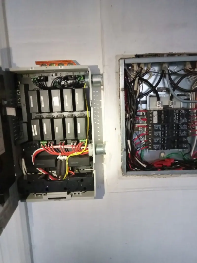 Electrical panel upgrade completed for Indoor Lighting Installation in Bell